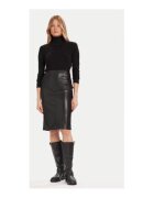 Morgan Fusta - imitatie de piele - neagra - 100% imitatie de piele