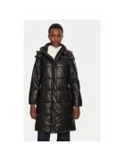 Morgan Geaca dama - 304485220 - Piele ecologica - Negru - Negru