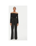 Morgan Pantaloni dama - 305253309 - Poliester/Viscoza - Negru - Negru