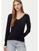 Morgan Pulover dama - 305253194 - Viscoza/Poliamida - Negru - Negru