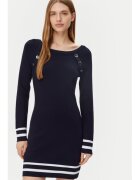 Morgan Rochie dama - 305253514 - Viscoza/Poliamida - Albastru - Albastru