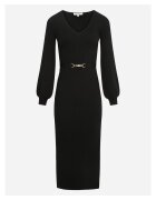Morgan Rochie tricotata - neagra - femei