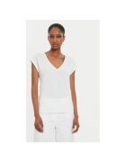 Morgan Tricou dama - 304480270 - Poliester/Viscoza - S INTL - Alb