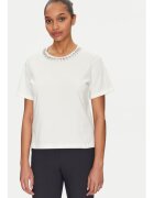 Morgan Tricou dama - 305252968 - Bumbac - Alb - Alb