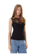 Morgan Tricou dama - poliester/viscoza/elastan - negru