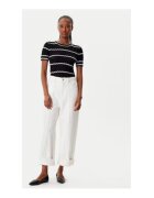 Morgan Tricou dama viscoza - negru/alb -