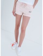 Moschino Jeans Pantaloni de trening scurti cu talie medie - Roz pal