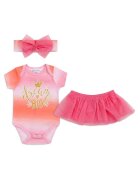 Mothers Choice Set 3 piese pentru fetite - Dream Big - Roz