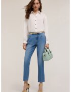 Motivi Blugi crop evazati - Albastru lavanda