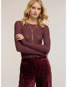 Motivi Bluza slim fit din amestec de modal - Rosu inchis