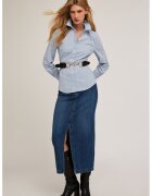 Motivi Camasa din poplin cu model in dungi - Albastru deschis