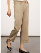 Motivi Pantaloni crop cu buzunare laterale - Maro nisip