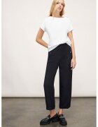 Motivi Pantaloni crop eleganti cu croiala dreapta - Negru stins