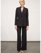 Motivi Pantaloni vaporosi cu croiala ampla - Negru