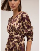 Motivi Rochie petrecuta cu animal print - Maro/Bej