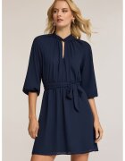 Motivi Rochie scurta cu maneci medii - Bleumarin
