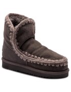Mou Ghete de zapada dama Cha Eskimo18 - piele naturala - maro