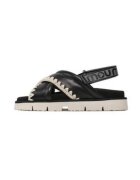 Mou Sandale dama 302660896 - Piele naturala - Negru - Negru