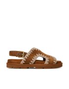 Mou Sandale dama - MU.SW631006A - Piele naturala - Maro