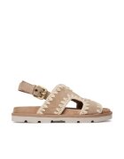 Mou Sandale dama - MU.SW631006A - Piele naturala - Roz - Roz