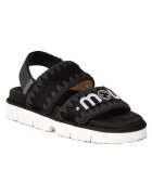 Mou Sandale dama - SW461001A - Piele naturala - Negru