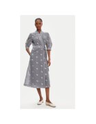 Munthe Camasa stil rochie dama 252132525224 - Bumbac organic/Poliester - 34 EU - Bleumarin