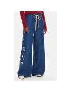 Munthe Pantaloni dama 252141025203 - Lyocell - Albastru - Albastru
