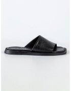 MUSK Papuci de piele - Negru