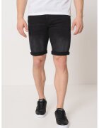 Mustang Bermude de denim cu talie medie - Negru
