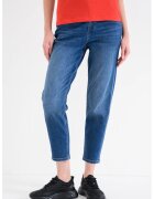 Mustang Blugi crop cu talie inalta Charlotte - Albastru royal