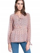 Mustang Bluza Dama - Emma V Millefleurs - Croi Normal - Lejera - Legare - Maneci Lungi - Marime S - Multicolor