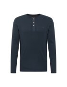 Mustang Bluza uni din bumbac organic - Albastru inchis