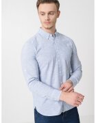 Mustang Camasa formala slim-fit - Albastru deschis melange