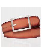 Mustang Curea Piele Naturala Barbati - 90 cm - Maro - Clasic