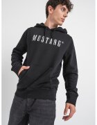 Mustang Hanorac cu logo pe piept - Alb/Negru