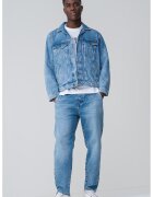 Mustang Jacheta din denim cu buzunare pe piept - Albastru deschis melange
