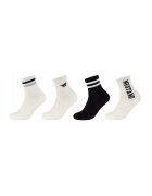 Mustang Sosete Barbati - MU32019 – 9999 - 4 Perechi - Regular Fit - Design Simplu Cu Logo - Lungi - Confortabile Si Respirabile - Bumbac - Marimea 39-42 EU - Multicolor