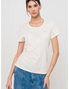 Mustang Tricou cu decolteu rotund - Alb murdar