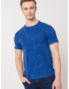 Mustang Tricou cu imprimeu grafic - Albastru inchis