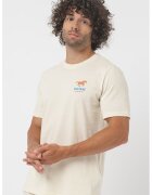 Mustang Tricou cu imprimeu logo - Galben pal