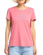 Mustang Tricou cu logo si imprimeu text - Roz