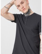 Mustang Tricou regular fit cu decolteu in V Austin - Negru