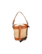 My-Best Bag Geanta bucket de piele si material textil