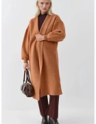 MyFashion Cardigan tricotat - lung - maro nuc - tricot - One Size