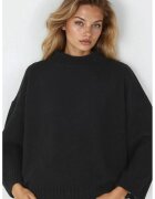 MyFashion Pulover dama - supradimensionat - negru - tricot - One Size