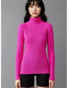 MyFashion Pulover dama - texturat - roz - tricot - One Size