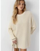 MyFashion Pulover dama - tricotat - supradimensionat - crem - tricot - One Size