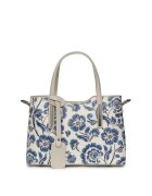 myOwn Geanta dama din piele cu model floral Mariella FF8