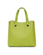 myOwn Geanta dama din piele naturala Ilona verde deschis