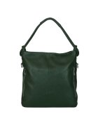 myOwn Geanta dama din piele naturala Mia verde inchis